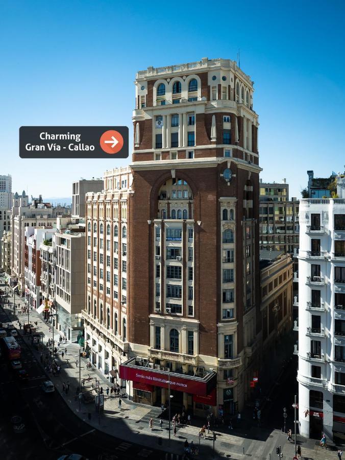 Charming Gran Via Callao Madrid Exterior photo